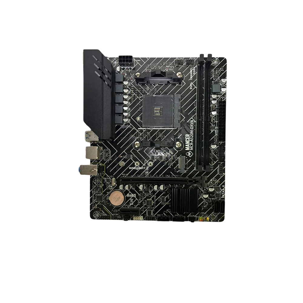 Placa Mãe Mancer A520M-DXV4, DDR4, AM4, HDMI - Usada seminovo